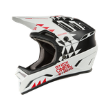 Casca Ciclism Full-Face O'Neal Knox V26 Alb-Negru