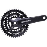 Angrenaj Pedalier Sram S600 8 sp 3.0 SquareTaper 175 Blastnegru 423222