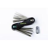 Multitool Bikefun Gadget cu 10 functii - FH-04, negru