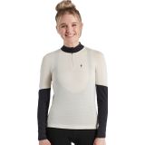 Bluza Ciclism Tehnica Specialized Women's Prime Power Grid LS, White Mountains