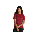 Tricou Specialized/FJALLRAVEN Women's Wool SS Pomegranate Rosu