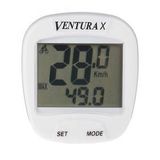 Kilometraj Bicicleta cu fir Ventura, 10 functii, alb
