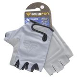 Manusi Bicicleta Scurte BikeFun Basic, Gri