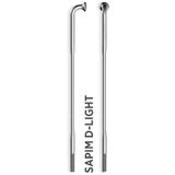 Spita Sapim Leader Inox 14G 236mm J-Bend + Polyax cupru 14G 12mm argintiu
