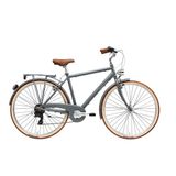 City Bike Adriatica Retro 28", 6s, 55cm, gri