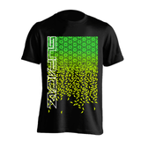 Tricou SUPACAZ Star Fade Verde-Galben
