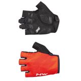 Manusi Bicicleta Scurte Northwave Active WMN, negru-rosu