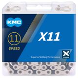 Lant Bicicleta KMC X11, 11s, 1/2 x 11/128, 118L, argintiu-negru