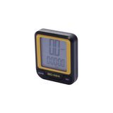 Kilometraj Bicicleta Contec CBC-464, 8 functii, negru-galben