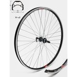 Roata Bicicleta Crosser X2, 36H, 26", spate, QR, capsata, Negru