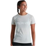 Tricou Ciclism Casual Specialized Women's Wordmark, Dove Grey