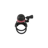 Sonerie Bicicleta Contec Mini Bing - negru/Neo rosu
