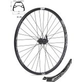 Roata Bicicleta Crosser X6 32H 27.5" Fata QR Disc capsata butuc SHIMANO TX505 Negru
