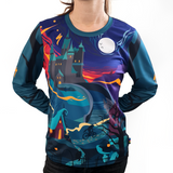 Bluza Ciclism Tehnica Specialized Women's All Mountain LS, Fairy Transilvania