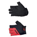 Manusi Bicicleta Scurte Northwave Flash 2, negru-rosu