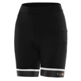 Pantaloni Ciclism Scurti alergare Funkier Marsala, negru-alb