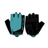 Manusi Bicicleta Bikeforce Slipy, turcoaz-negru