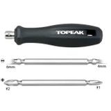 Topeak unealta surubelnita Quad Driver, neagra-argintie