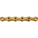 Lant Bicicleta KMC X10 SL Gold, 10 viteze, 1/2 x11/128, 116 zale, auriu