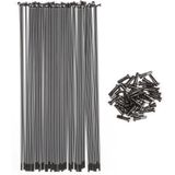 Spite BSD 186mm Butted (Pachet de 40 spite + Nipluri) Negru