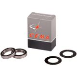 Kit Rulmenti CEMA BB Include 2 rulmenti si 2 covers CEMA 24 mm and GXP - Stainless - Bl