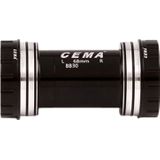 Butuc pedalier CEMA BB30 pentru CAMPA UT W: 68/73 x ID: 42 mm Ceramic - Negru, Interlock