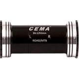 Butuc pedalier CEMA BB86-BB92 pentru CAMPA UT W: 86,5/92 x ID: 41 mm Ceramic - Negru, Interlock