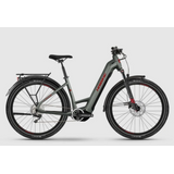Bicicleta Electrica Haibike Trekking 5 Low i720Wh, Gri-Rosu