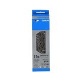 Lant Bicicleta Shimano CN-HG701-11, 126 zale, 11 viteze, compatibil sosea/mtb/e-bike, incl. quick link SM-CN900-11, ambalat ind