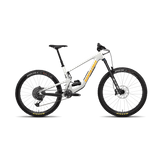 Bicicleta MTB Full Suspension Santa Cruz Bronson Carbon C MX S-KIT Alb-Galben