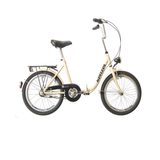 Bicicleta Pliabila Kenzel Camping Classic, 20, 3V, bej
