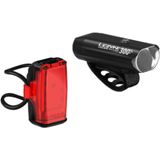 Set Lumini Fata-Spate Lezyne Micro STVZO 300 Plus si KTV Plus STVZO Negru