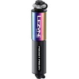 Pompa de mana Lezyne CNC Pocket Drive Pro HV neo metalizat-negru lucios 90PSI 14.4cm