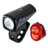 Set Lumini Fata/Spate Sigma Lezyne Led Hecto Drive PRO 400+ STVZO / KTV Drive