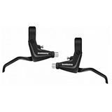 Manete Frana Bicicleta Shimano Alivio BL-T4000, drepata-stanga, cu cabluri si camasa
