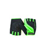 Manusi Bicicleta Scurte Bikeforce Slipy, verde-negru