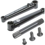 Angrenaj Pedalier Odyssey 3-PC CrMo Calibur V2 160mm RHD/LHD negru