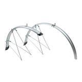 Aripi BIKEFUN TREKKING aluplastic silver 46 mm 700C