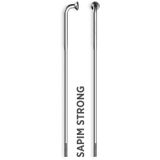 Spita Sapim Strong Inox 14G 258mm J-Bend + Polyax cupru 14G 12mm argintiu