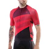 Tricou Ciclism Merida CX Design Scurt 422 Rosu Negru