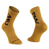 Sosete Ciclism Northwave Extreme Air Mid Portocaliu
