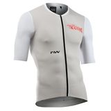 Tricou Ciclism Northwave Essence Evo Short Sleeves Light Gri-Alb