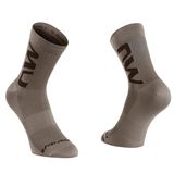 Sosete Ciclism Northwave Extreme Air Mid Sand Maro