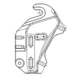 Ureche schimbator Dropout Hanger ME eSpr City Di2 Left(DH-073-L)