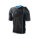 Tricou Ciclism 7iDP Flex prosuector negru-albastru