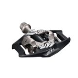 Pedale Bicicleta Shimano DXR PD-MX70, placute SM-SH51, negru