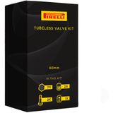 Valva Tubeless Pirelli 60mm, Negre