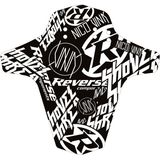 Aparatori Reverse Mudfender Nico Vink Stickerbomb Negru-Alb