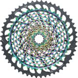 Pinioane SRAM XG-1299 10-52T, 12 viteze, rainbow (oilslick)