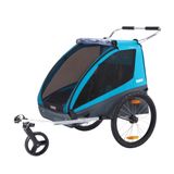Remorca Bicicleta THULE Coaster XT, set bicicleta + roata plimbare, albastru
